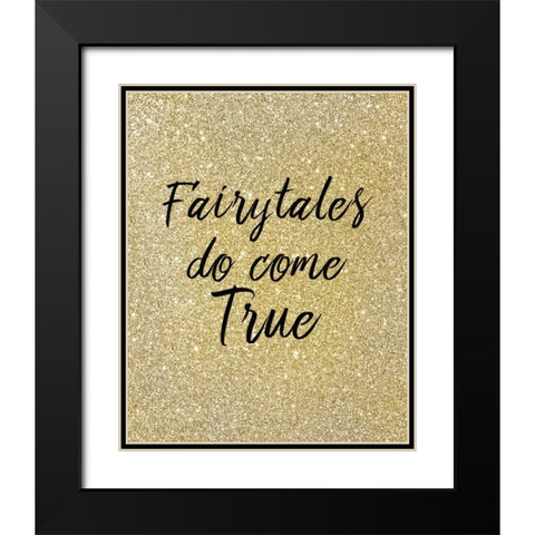Fairytales Black Modern Wood Framed Art Print with Double Matting by Allen, Kimberly