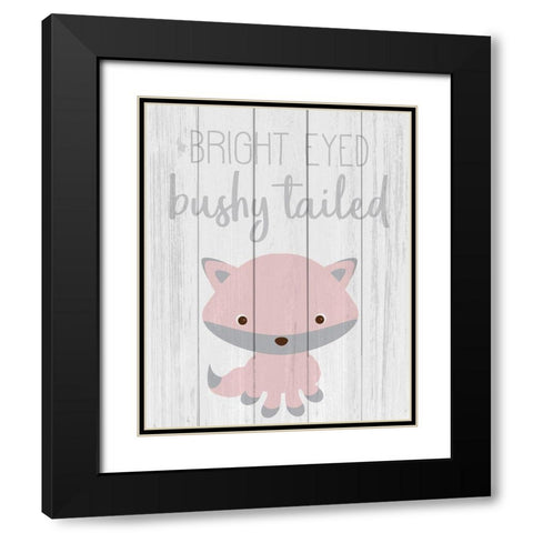 Bright Eyed Black Modern Wood Framed Art Print with Double Matting by Kimberly, Allen