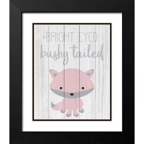 Bright Eyed Black Modern Wood Framed Art Print with Double Matting by Kimberly, Allen