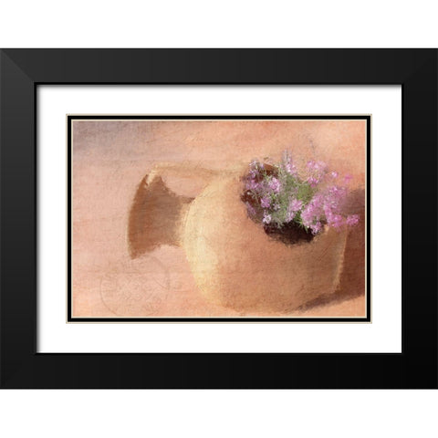 In Bloom Black Modern Wood Framed Art Print with Double Matting by Allen, Kimberly