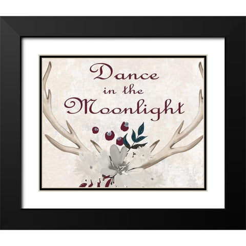 Dance Black Modern Wood Framed Art Print with Double Matting by Kimberly, Allen