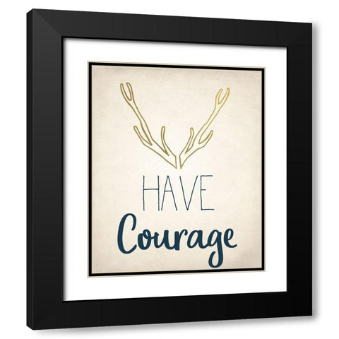 BE 3 Black Modern Wood Framed Art Print with Double Matting by Kimberly, Allen