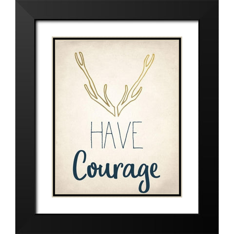 BE 3 Black Modern Wood Framed Art Print with Double Matting by Kimberly, Allen