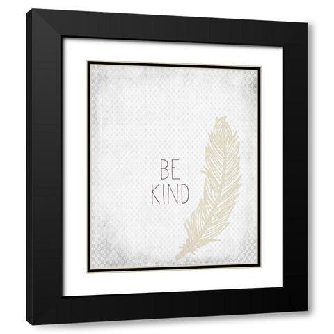 Have Courage 2 Black Modern Wood Framed Art Print with Double Matting by Kimberly, Allen