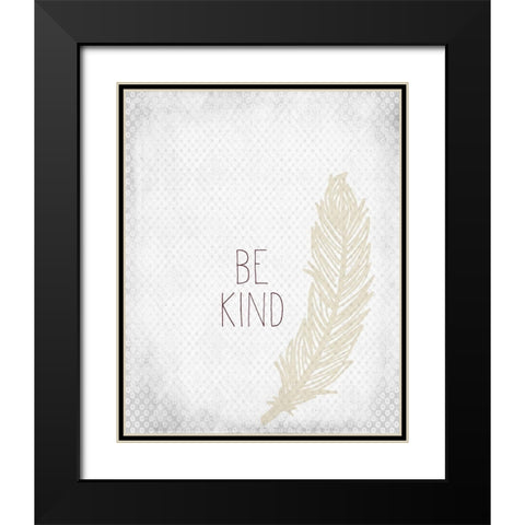 Have Courage 2 Black Modern Wood Framed Art Print with Double Matting by Kimberly, Allen