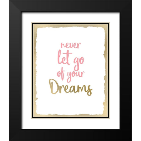 Never Let Go 2 Black Modern Wood Framed Art Print with Double Matting by Kimberly, Allen