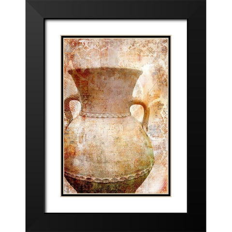 Orange History Black Modern Wood Framed Art Print with Double Matting by Allen, Kimberly
