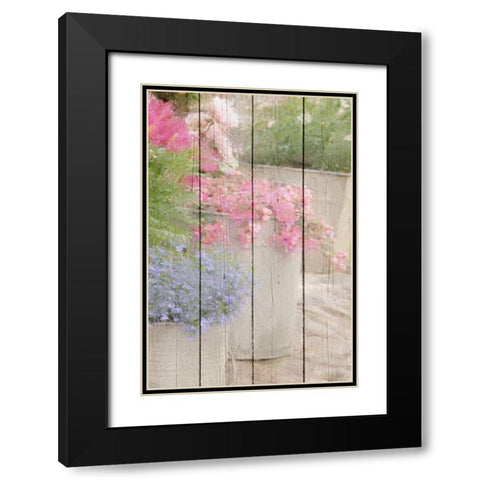 In the Garden Black Modern Wood Framed Art Print with Double Matting by Kimberly, Allen