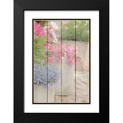 In the Garden Black Modern Wood Framed Art Print with Double Matting by Kimberly, Allen