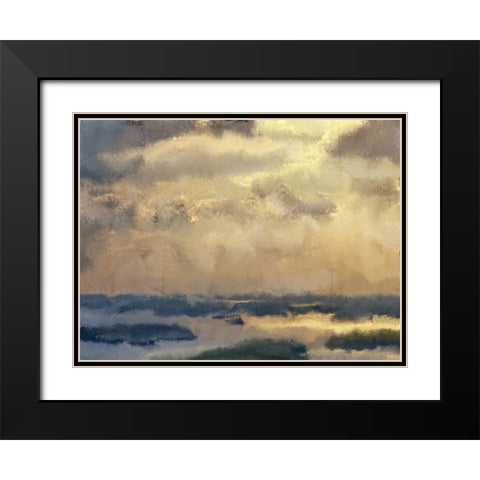Morning Sky Black Modern Wood Framed Art Print with Double Matting by Allen, Kimberly