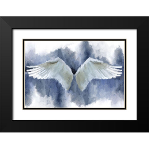 Taking Flight Black Modern Wood Framed Art Print with Double Matting by Kimberly, Allen
