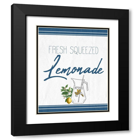 Fresh Squeezed Black Modern Wood Framed Art Print with Double Matting by Kimberly, Allen