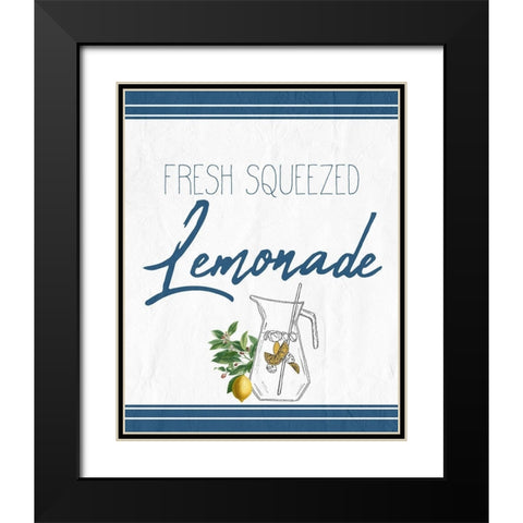 Fresh Squeezed Black Modern Wood Framed Art Print with Double Matting by Kimberly, Allen