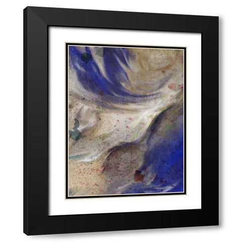 In the Blue 1 Black Modern Wood Framed Art Print with Double Matting by Allen, Kimberly