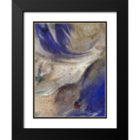 In the Blue 1 Black Modern Wood Framed Art Print with Double Matting by Allen, Kimberly