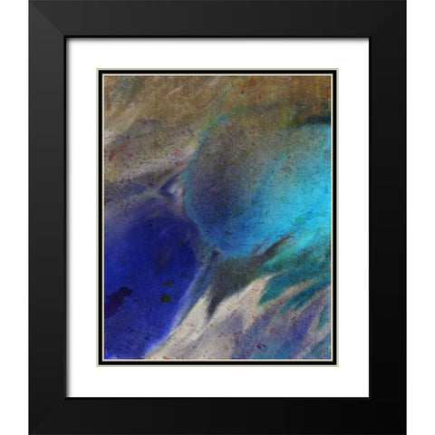 In the Blue 2 Black Modern Wood Framed Art Print with Double Matting by Allen, Kimberly