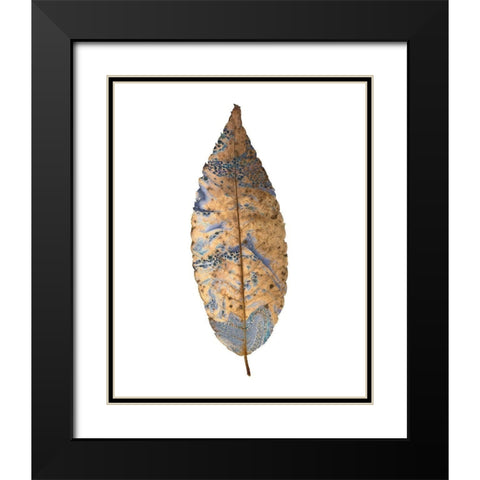 Marbled Gold 1 Black Modern Wood Framed Art Print with Double Matting by Kimberly, Allen