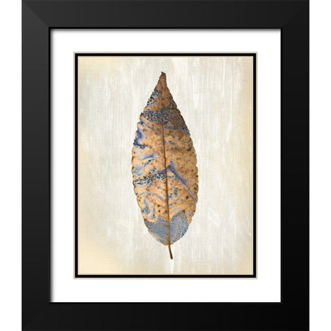 Marbled Gold 1 Black Modern Wood Framed Art Print with Double Matting by Allen, Kimberly