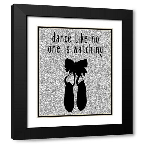 Dance Like Black Modern Wood Framed Art Print with Double Matting by Kimberly, Allen