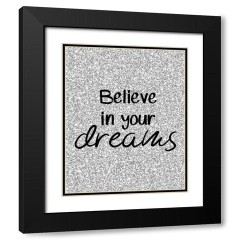 Dreams 2 Black Modern Wood Framed Art Print with Double Matting by Kimberly, Allen