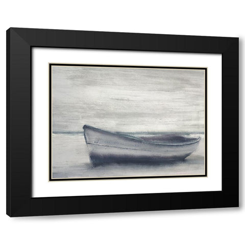 Grey Skies Black Modern Wood Framed Art Print with Double Matting by Kimberly, Allen