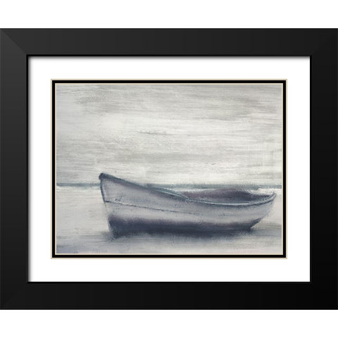 Grey Skies Black Modern Wood Framed Art Print with Double Matting by Kimberly, Allen