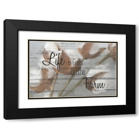 On the Farm A Black Modern Wood Framed Art Print with Double Matting by Kimberly, Allen