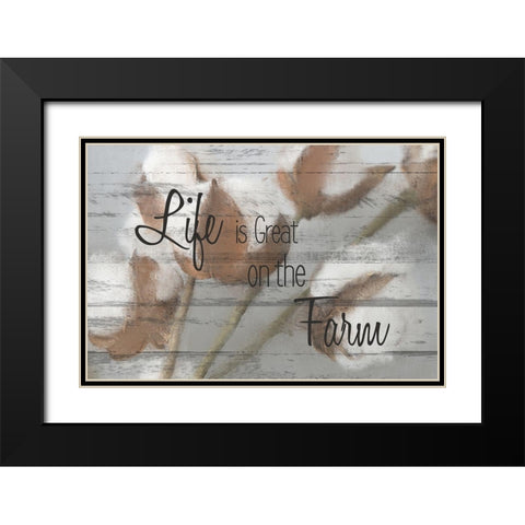 On the Farm A Black Modern Wood Framed Art Print with Double Matting by Kimberly, Allen