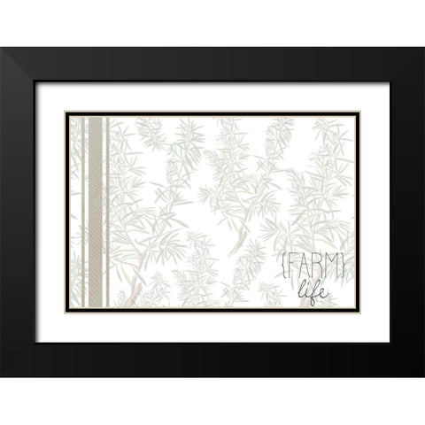 Farm Life B Black Modern Wood Framed Art Print with Double Matting by Kimberly, Allen