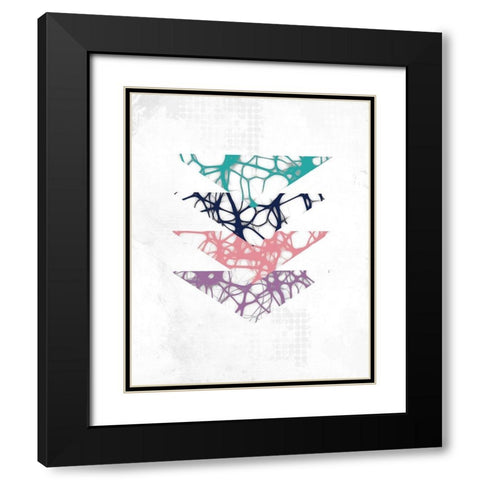 Multi Color 1 Black Modern Wood Framed Art Print with Double Matting by Kimberly, Allen