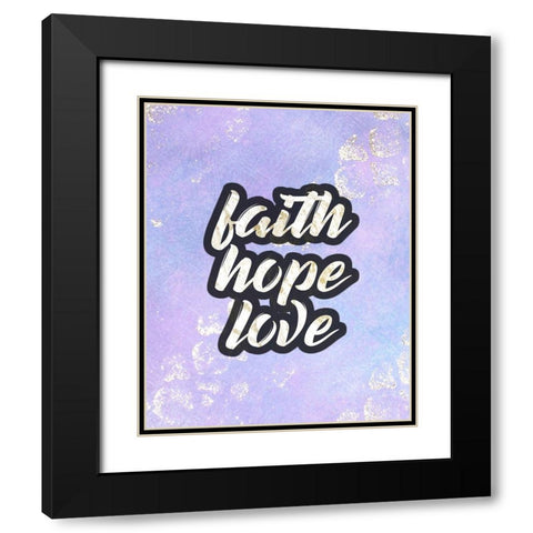 Imagine 2 Black Modern Wood Framed Art Print with Double Matting by Kimberly, Allen