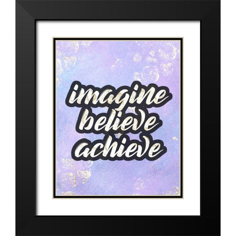 Imagine 3 Black Modern Wood Framed Art Print with Double Matting by Kimberly, Allen
