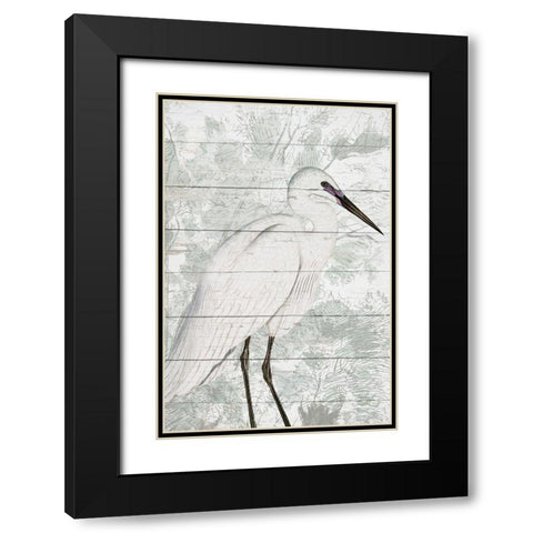 On the Shore 1 Black Modern Wood Framed Art Print with Double Matting by Kimberly, Allen