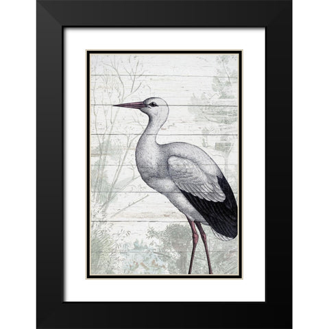 On the Shore 2 Black Modern Wood Framed Art Print with Double Matting by Kimberly, Allen