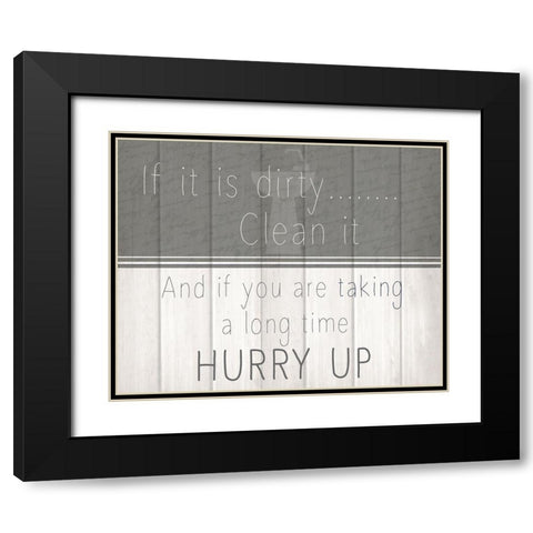 If It Is 2 Black Modern Wood Framed Art Print with Double Matting by Kimberly, Allen