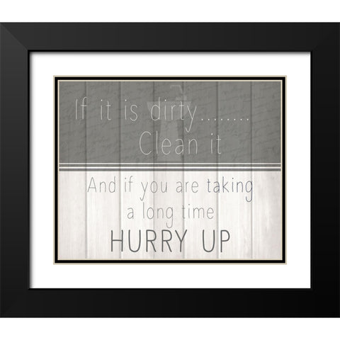 If It Is 2 Black Modern Wood Framed Art Print with Double Matting by Kimberly, Allen