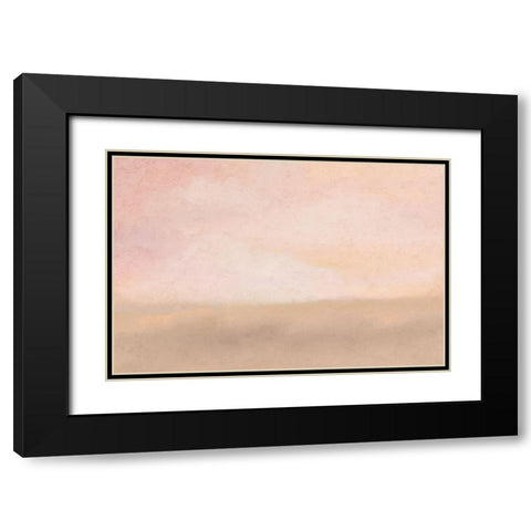 Pinkest Dusk Black Modern Wood Framed Art Print with Double Matting by Kimberly, Allen