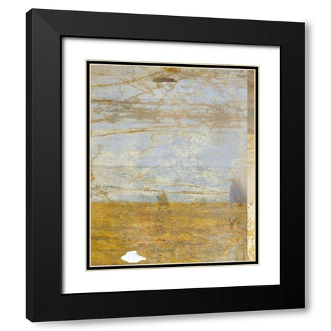 Golden Day 1 Black Modern Wood Framed Art Print with Double Matting by Allen, Kimberly