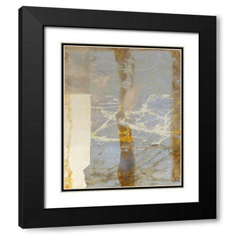 Golden Day 2 Black Modern Wood Framed Art Print with Double Matting by Allen, Kimberly