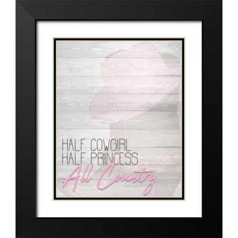 All Country Black Modern Wood Framed Art Print with Double Matting by Kimberly, Allen