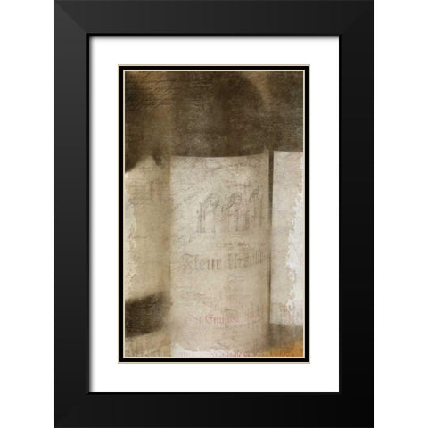 Vintage Wine 1 Black Modern Wood Framed Art Print with Double Matting by Allen, Kimberly