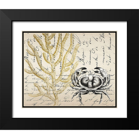 Letters to the Sea 5 Black Modern Wood Framed Art Print with Double Matting by Kimberly, Allen