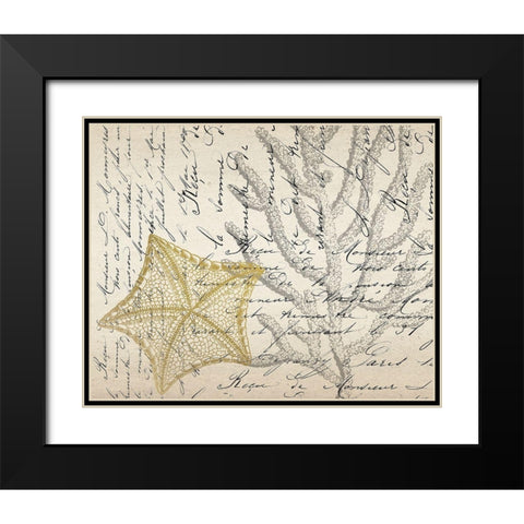 Letters to the Sea 6 Black Modern Wood Framed Art Print with Double Matting by Kimberly, Allen