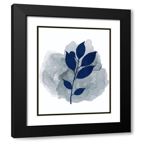 Botanical Branch 2 Black Modern Wood Framed Art Print with Double Matting by Kimberly, Allen