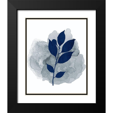 Botanical Branch 2 Black Modern Wood Framed Art Print with Double Matting by Kimberly, Allen