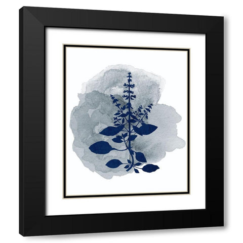 Botanical Branch 3 Black Modern Wood Framed Art Print with Double Matting by Kimberly, Allen