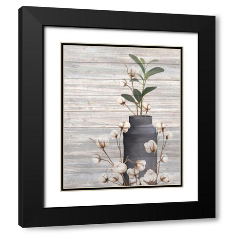 Cotton Days 6 Black Modern Wood Framed Art Print with Double Matting by Kimberly, Allen