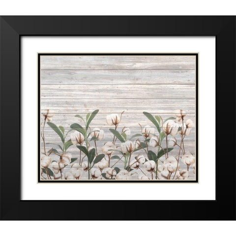 Cotton Days 10 Black Modern Wood Framed Art Print with Double Matting by Kimberly, Allen