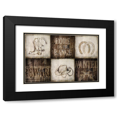 On the Range 7 Black Modern Wood Framed Art Print with Double Matting by Kimberly, Allen