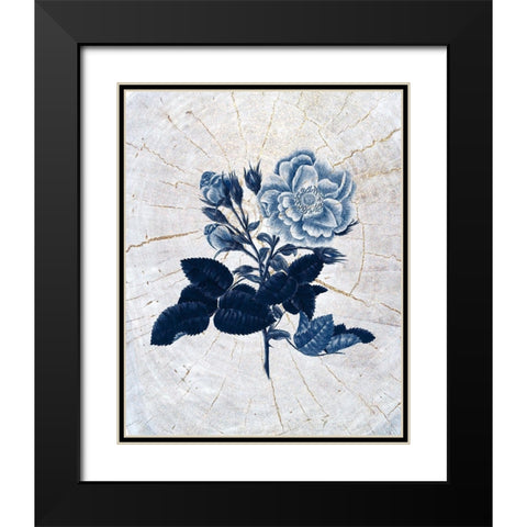 Wood Pressed 1 Black Modern Wood Framed Art Print with Double Matting by Kimberly, Allen